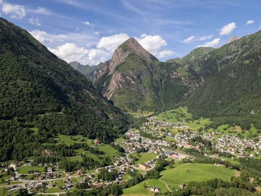 Das Bleniotal (Valle di Blenio) nach Biasca
