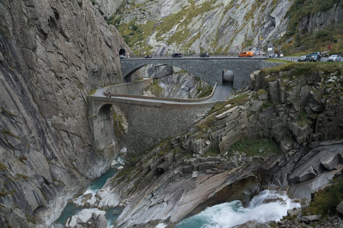 Schöllenenschluch und Teufelsbrücke